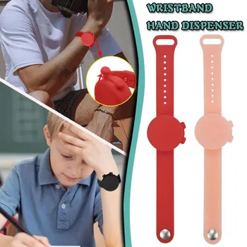

Reusable Wristbands Adult Kid Liquid Wristband Hand Sanitizer Dispenser Handwash Gel With Whole Sanitizing Wrist Support
