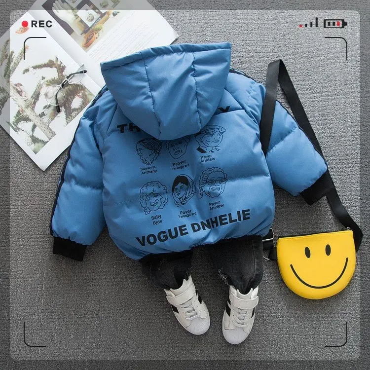 Baby Cotton-padded Jacket Winter New Style Girls BOY'S Winter Cotton-padded Clothes Thick Infant CHILDREN'S Cotton Clothes 1-2-3