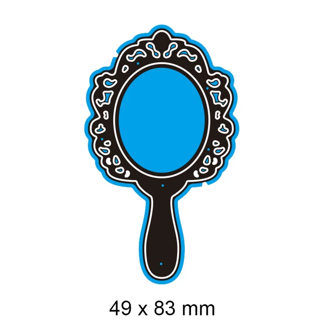 Miroir acrylique Rond Bleu 3 mm découpe sur mesure