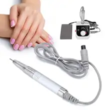 Дрель для ногтей 35000 об/мин, электрическая дрель для ногтей, наконечник, ручной хвостовик, инструменты для маникюра