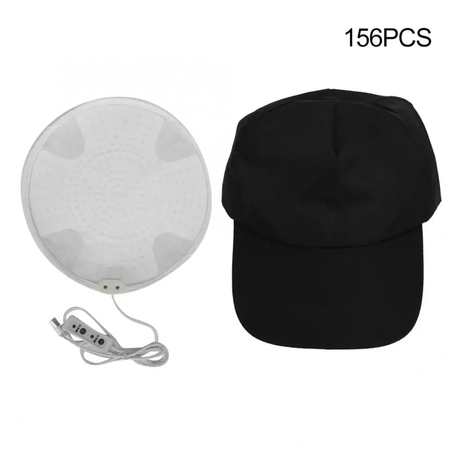 156pcs Beads Шапочка для роста волос с регулировкой масла Регулируемая терапия Лечение выпадения волос инструмент для роста волос в домашних условиях 3 - Цвет: 156pcs Beads