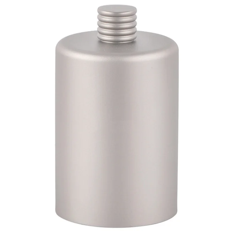 

200Ml Titanium Cylindrical Drinkware Outdoor Portable Wine Flask Travel Ultralight Flagon Bottle