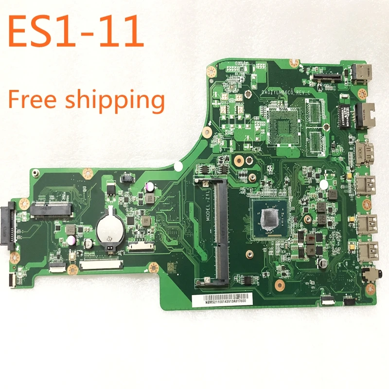 For ACER ES1-711 Laptop Motherboard DA0ZYLMB6C0 NBMS211001 Mainboard 100%tested fully work | Компьютеры и офис