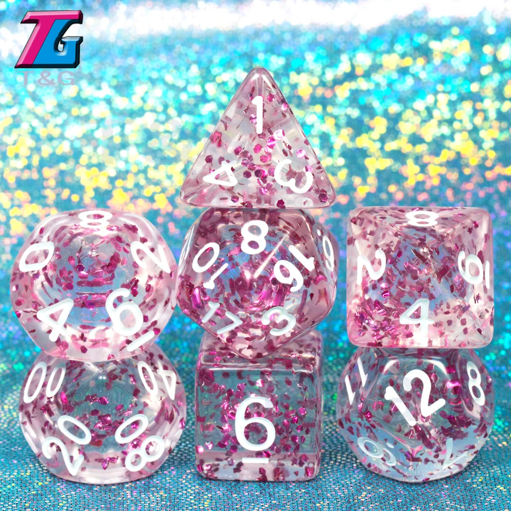 Игральная кость 7 для игра DnD D4 D6 D8 D10 D12 D20 набор Игральный костей игрушка в подарок