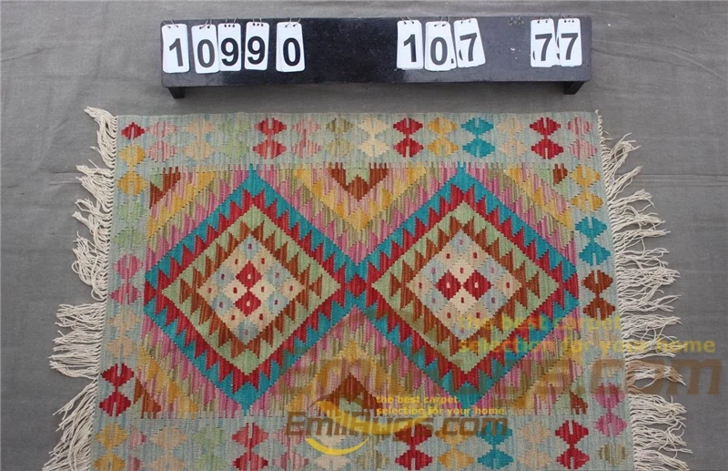 10990 geometric rug Wool Woven Home For Living Room Geometric Bedroom Art Natural - Цвет: 10990
