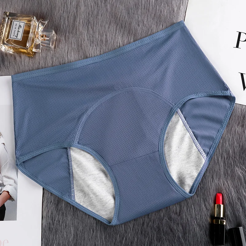 Протекающие менструальные трусики для женщин период недержания брюки для менструации теплый хлопок под брюки нижнее белье 3 шт. дропшиппинг