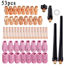 Сварочные материалы Stubby фонарь газовый Объектив Аксессуары для TIG WP-9 WP-20 WP-25