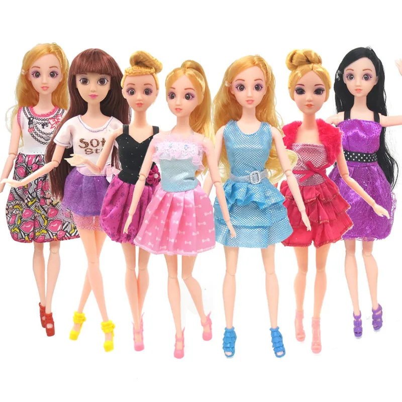 

Baby Doll Accessories Bjd Doll Toy Princess Fashion Clothes Skirt Party Dress Evening Life Casual Clothes Dolls Gifts for Girls