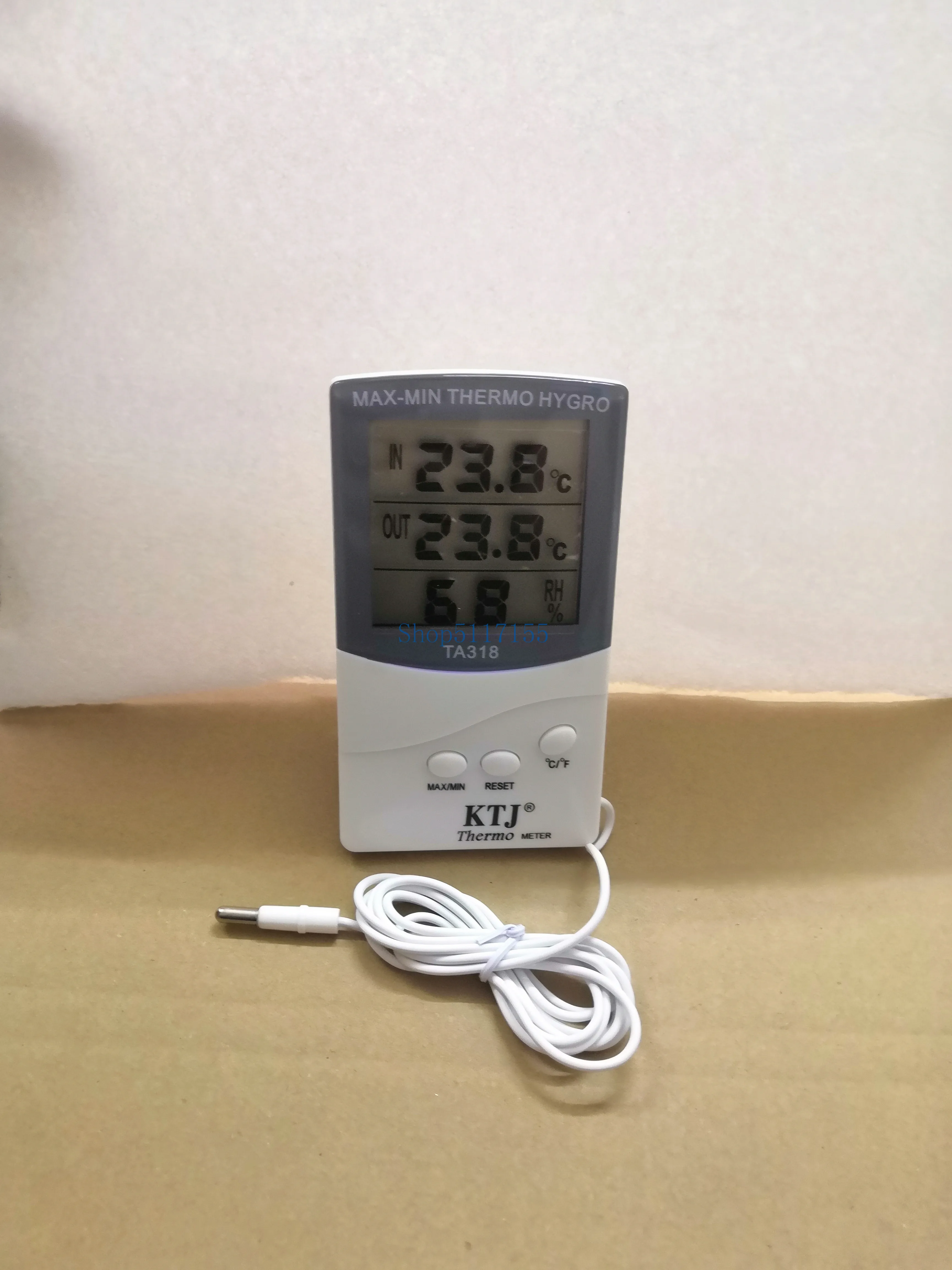 

DHL 50pcs TA318 Digital LCD Indoor/ Outdoor Thermometer Hygrometer Temperature Humidity Meter