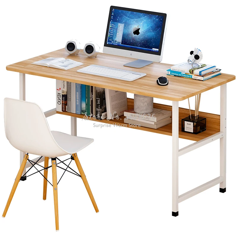 Cheap Large Wooden Computer Desk Home Computer Table Simple