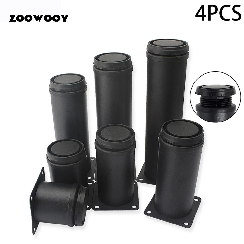 

Регулируемые ножки дивана из нержавеющей стали, 4 шт., матовый черный металл 5-25 см, сменные ножки для дивана, стул оттоманский шкаф