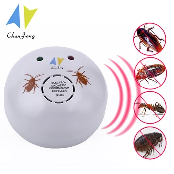 

ChanFong Electro-Magnetic Control Pests Effective Cockroach Dispeller Expeller Ultrasonic Insect Repeller Anti-Cockroach Device