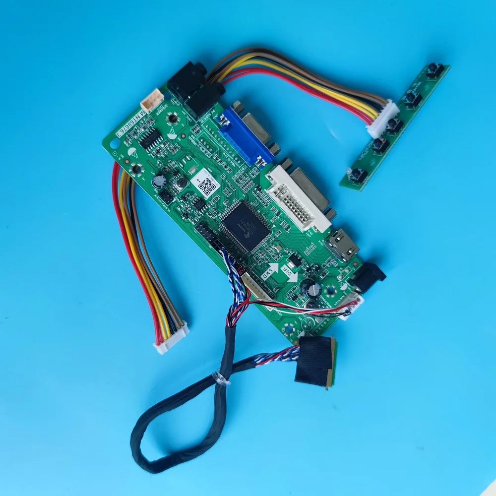 

Светодиодная плата контроллера VGA LCD M.NT68676 40pin DVI для оформления фотографий/L21 1920x1080, экран монитора 17,3 дюйма, панель
