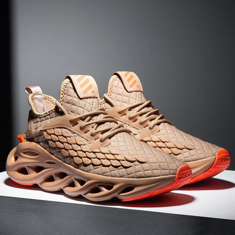 

CASOIPRA 2020 New Casual Shoes Men Breathable Mens Trainers Walking Shoes Lace Up Sneakers Men Sport Basket Homme Chaussure