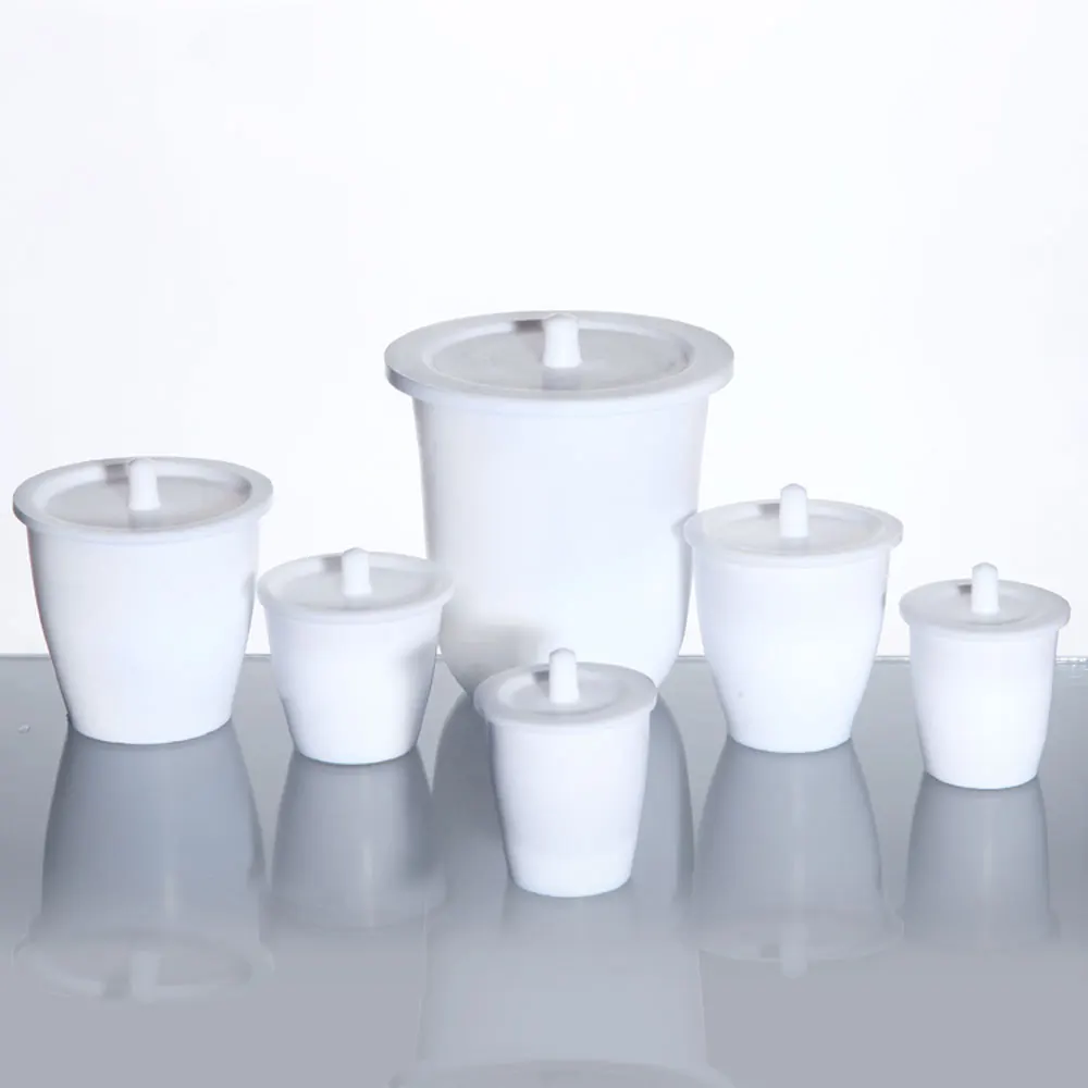 20 25 30 50 100 250ml PTFE Crucible with Cap Laboratory Equipment |