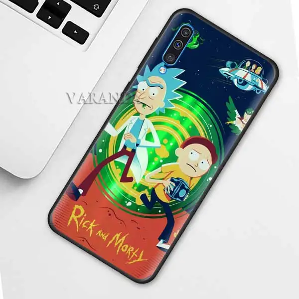 B05 Рик и Морти чехол для samsung A90 5G A50 A40 A30 S A80 A70 A10 A20 e A9 A7 A8 плюс Черный силиконовый чехол - Цвет: B05