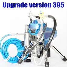 Профессиональный безвоздушный распылитель с бесщеточным двигателем распылитель 2200 Вт безвоздушный распылитель краски 395 машина для нанесения краски