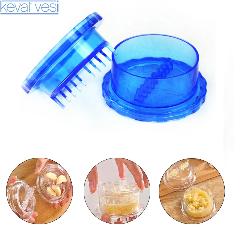 

1PC Potable Garlic Press Garlic Crusher Multi-Usage Garlic Chopper Cooking Vegetables Ginger Squeezer Kitchen Accessories