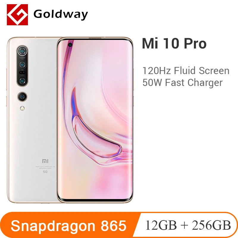 Xiaomi Mi 10 Pro 12 Гб ОЗУ 256 ПЗУ Φ Snapdragon 865 6 67 дюйма AMOLED экран с жидкостью Mi10|Смартфоны| |
