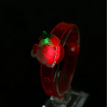 

Mixed Cartoon Christmas LED Glowing Flashing Bracelet Lighted Wristband Party Favor Gift Toys Xmas Decoration