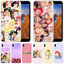 Роскошный силиконовый чехол милые Мультяшки, для принцессы для Xiaomi Redmi K20 Pro 7 7A 6 6A 4X5 плюс S2 GO Note 8 iPhone 7 6 Plus 5 iPad Pro 4 Мода