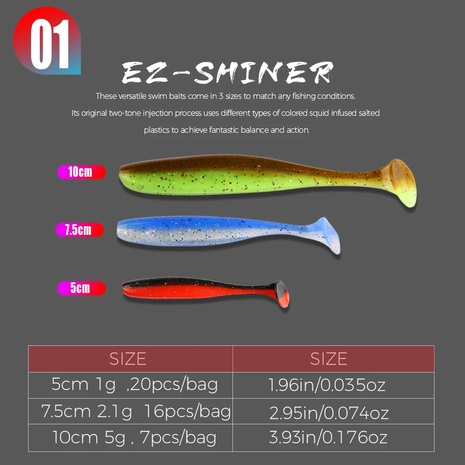 BEARKING Ez Shiner от 5 см 7 Высота каблука 10 или воблеры для горячего Карп Рыбалка мягкие