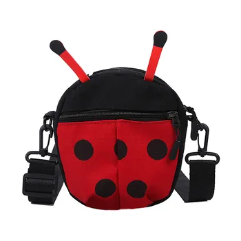 

mini bags pouch creative design for girls Fashion Canvas Insect Coin Purse zipper Shoulder Tote Handbag Casual Bag daily