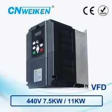 WK600 Vector Control frequency converter 440V Three-phase variable frequency inverter for motor 7.5kw/11kw ac frequency drive 440v 15kw three phase low power ac drive for water pump