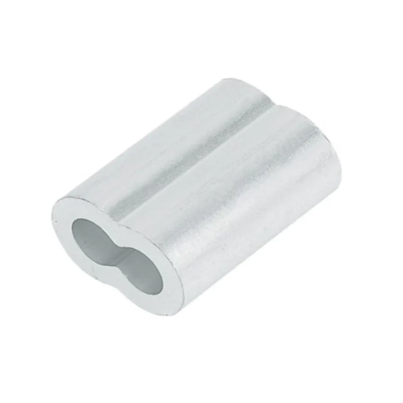 5-100PCS M1.0 M1.2 M1.5 M2 M3 M4 M5 M6 m8 m10 8 Shape Aluminum casing wire rope ferrule cable ties Crimping Sleeve Clip Clamp wire rope clamps cable clamps wire crimp sleeve wire rope sleeve