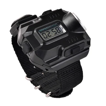 

Super Bright Wrist LED Light Flashlight Watch Portable Rechargeable for Climbing Camping JDH99