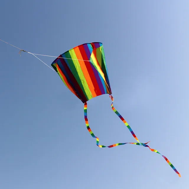 Mini Colorful Kite  Outdoor Fun Sports Software Kite Flying Accessories Children Kids Garden Toys Birthday Gifts for Child 1