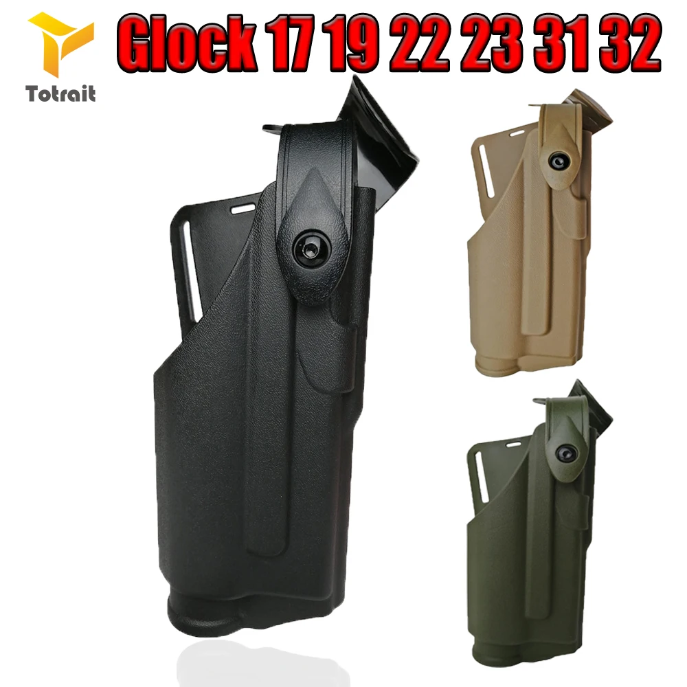 

TOtrait coldre pistola gun holster funda glock 17 18 19 23 32 Tactical gun accessories Gun Holster with Laser Attachment