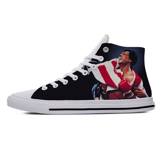 Boxing Box Movie Rocky Balboa Fashion Funny Cool Casual Cloth Shoes High  Top Lightweight Breathable 3D Print Men Women Sneakers _ - AliExpress Mobile