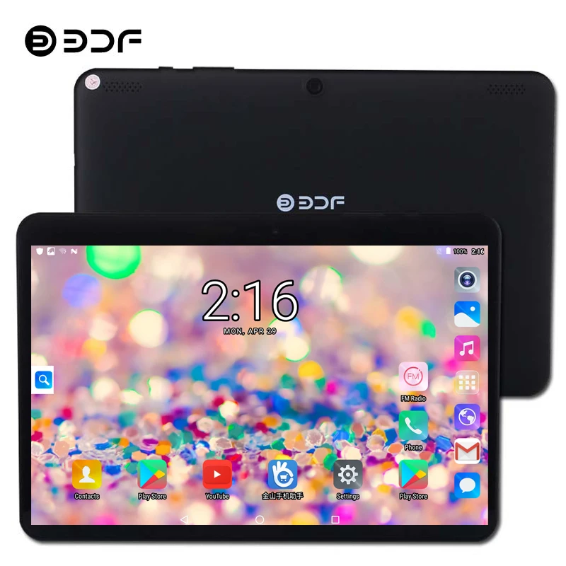 

BDF Tablet 10.1 Inch Tablet Pc Android 7.0 1GB/32GB Quad Core 1280*800 IPS Bluetooth WiFi Tablets 7 8 9 10 Tab Android Tablet