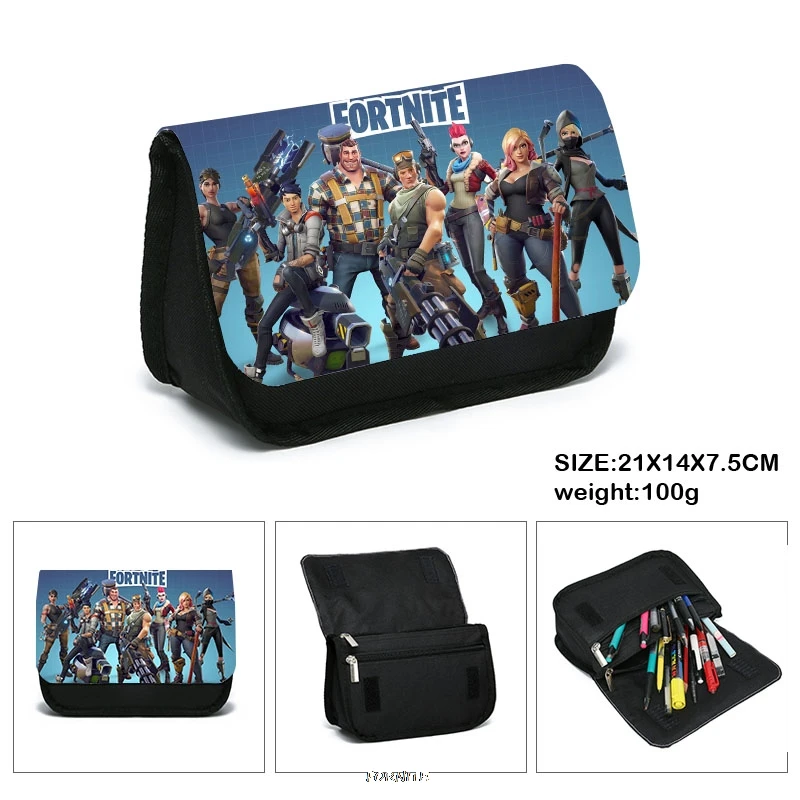 de lápices con estampado de personajes de Fortnite para niños y niñas, Bolsa Escolar de almacenamiento, caja de moda, regalo estudiantes|Mochilas escolares| - AliExpress