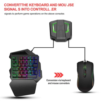 

P6 Keyboard Mouse Converter Adapter Gamepad Controller Converter for PS4/PS3/Xbox One/Xbox 360/N-Switch Game Accessories