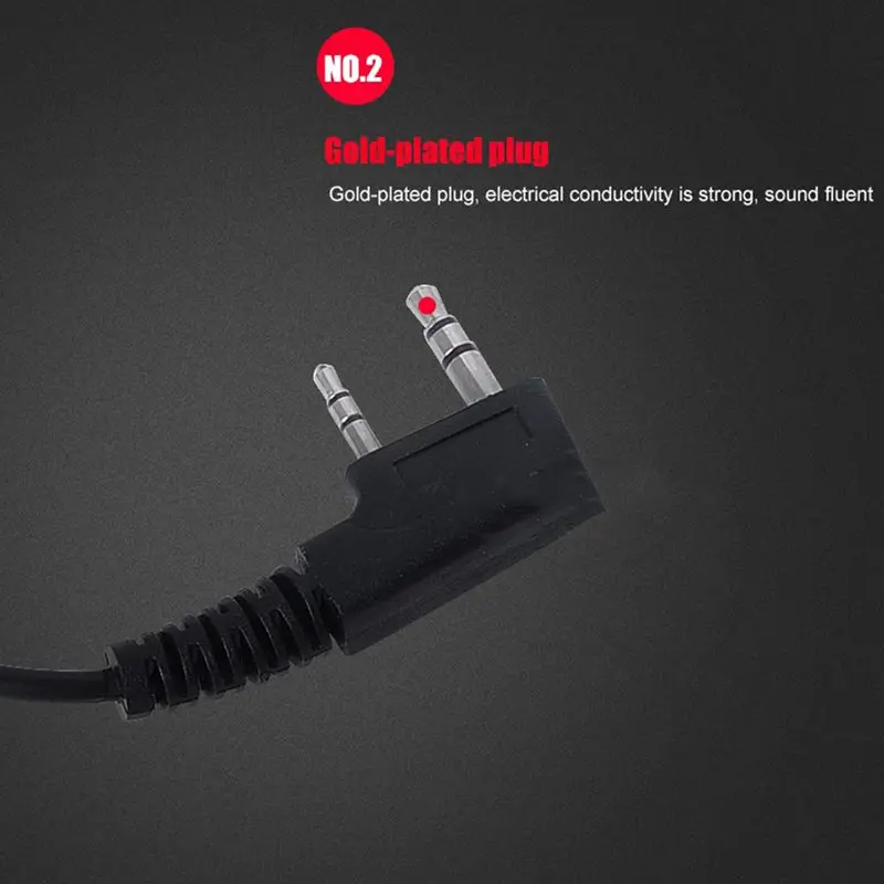 10PCS Accessories Air Acoustic Tube Headset Earpiece for Baofeng for Radio Walkie Talkie Headset for 888S UV 5R UV 82