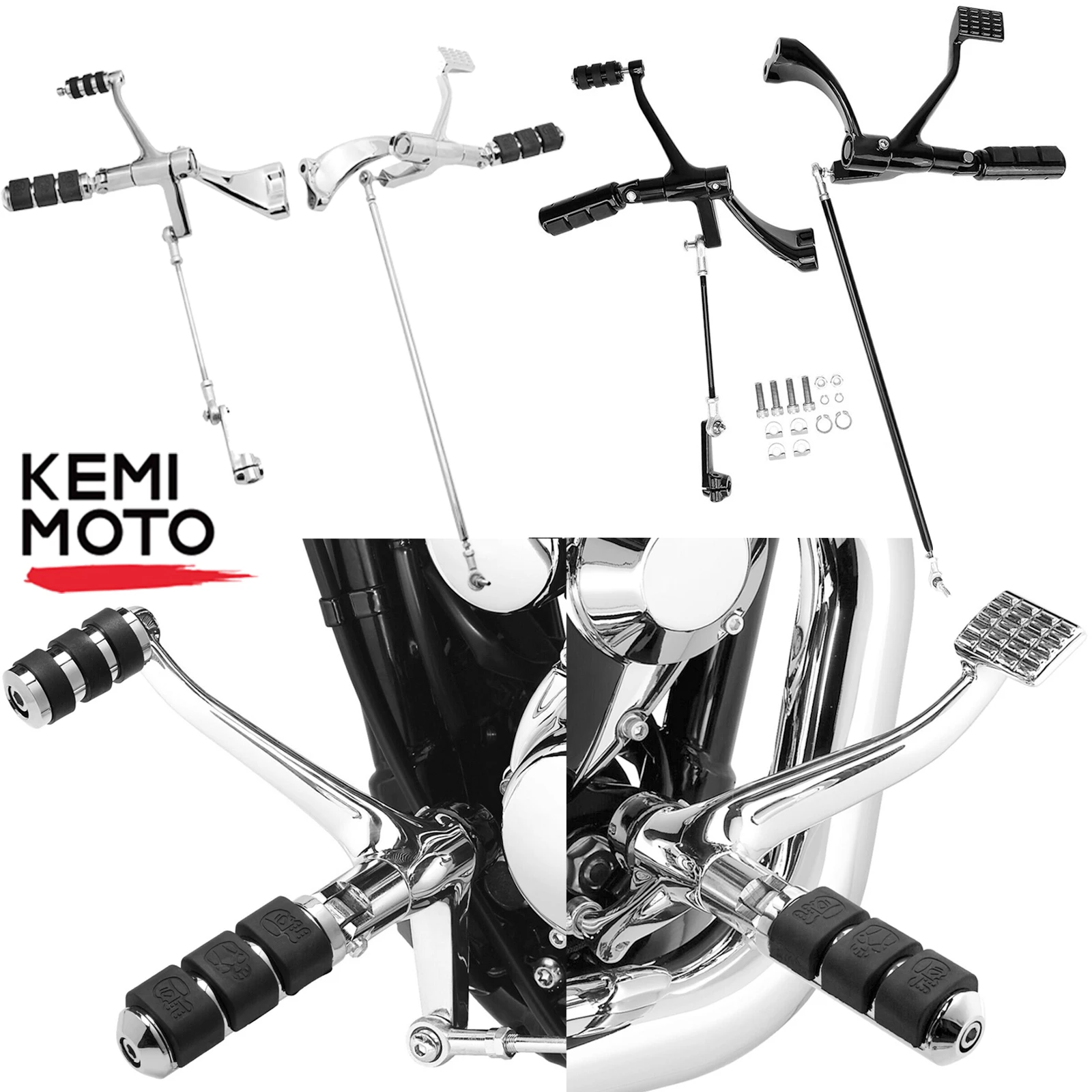 Forward Control Kit Forward Controls Foot Pegs Levers Iron Foot Peg