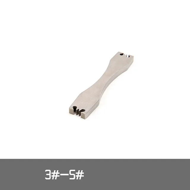 Meetee 1set 3# 5# Steel Alloy Zipper Tooth Removal Tool Code Loading Zip Teeth Pliers DIY Manual Leather Tools Accessories No.3 No.5