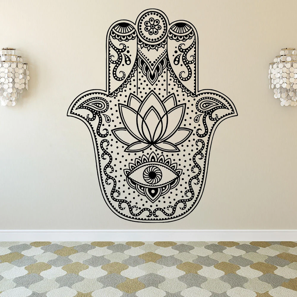 Home Décor Hamsa Decor Hand of God Hamsa Dot Art Hamsa Wall Decor Wall