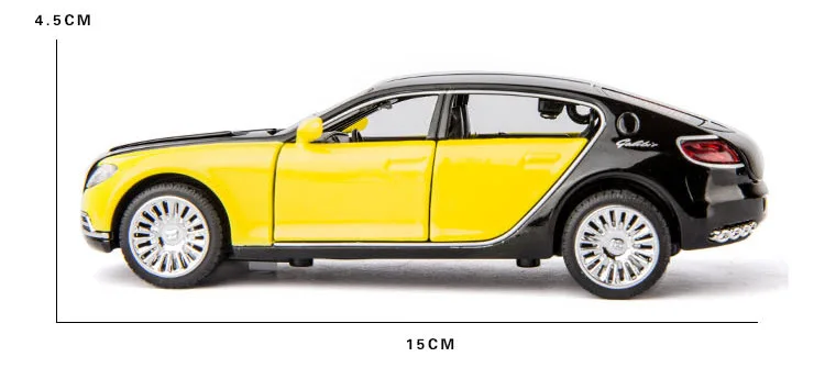 Bugatti модель автомобиля ВОИН сплава модели спортивный автомобиль украшения двери открытия звук и свет дети мальчик игрушка металлический автомобиль