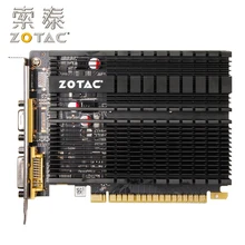 ZOTAC видеокарты GeForce GT610-2G GDDR3 GPU карта Видеокарта для NVIDIA GT 610 2GD3 64 бит Dvi VGA PCI-E 2 Гб б/у