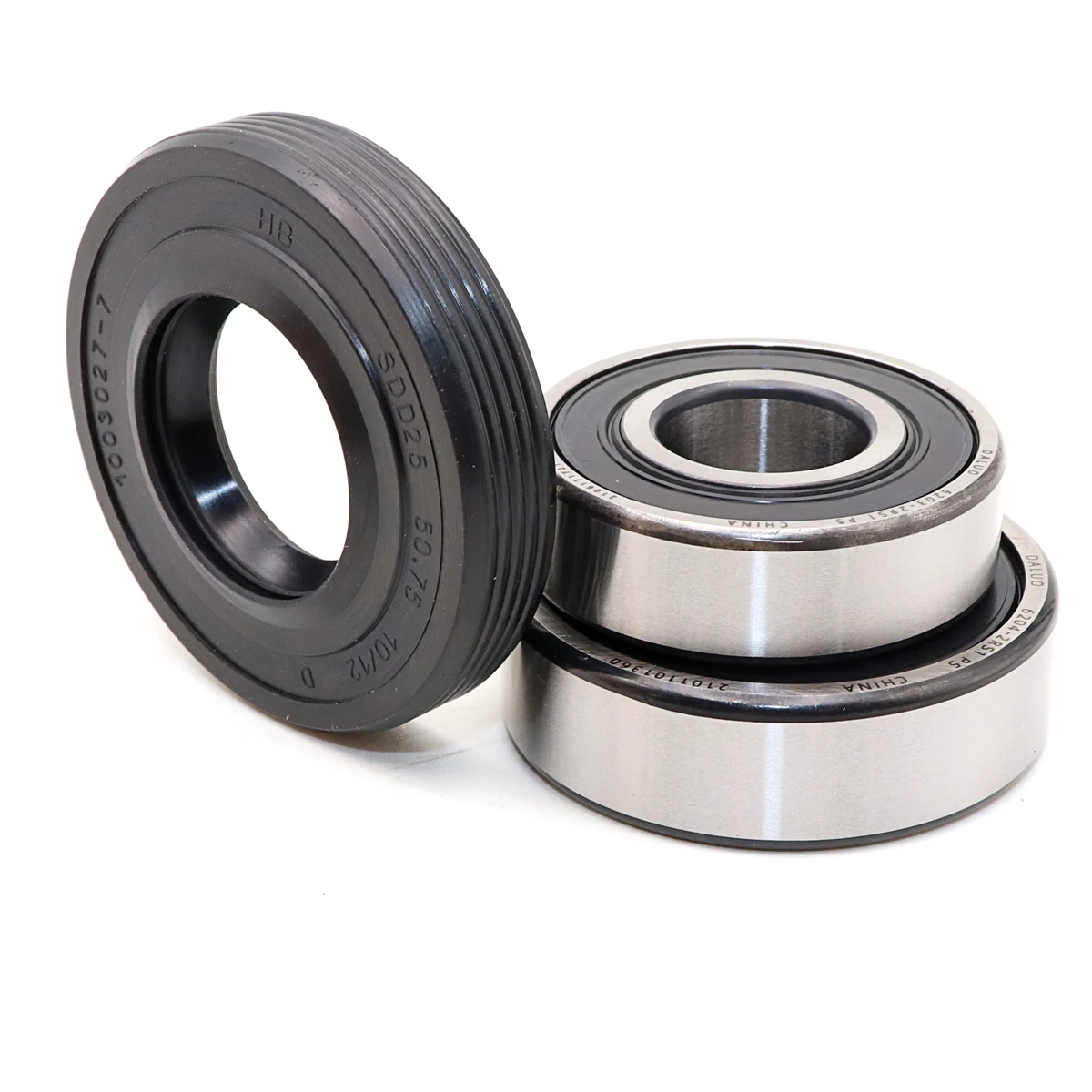 Daluo Sdd 25 50.75*10 12 62032rs1 6204-2rs1 Tambor Máquina de Lavar Roupa Água Selo Rolamentos Reparação Kit