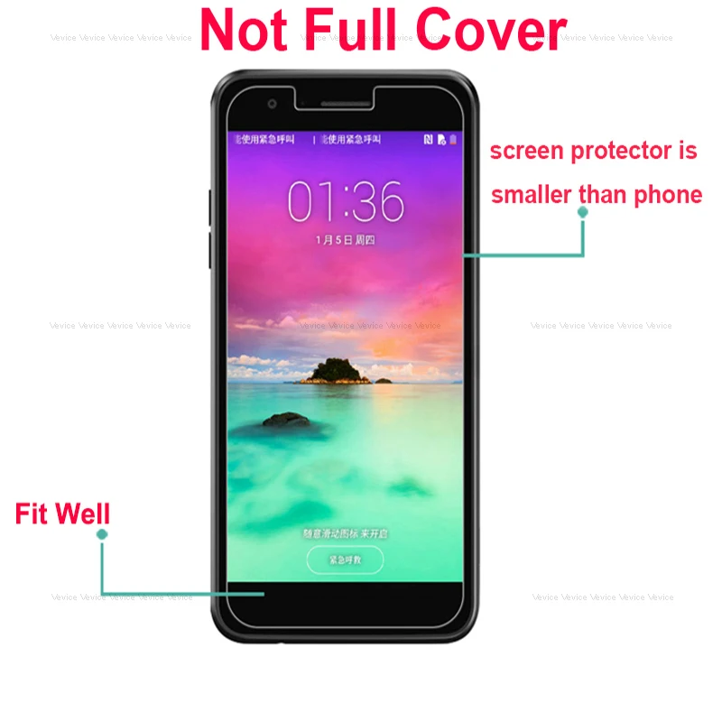 Transparent Tempered Glass For ZTE Blade A510 A7 A7 Vita V10 VITA Axon7 Mini AXON 10 Pro Red Magic 3 Screen Protector Film