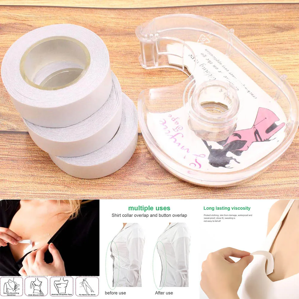 Underwear Strap Anti slip Double Sided Tape Clothing Adhesive for Women Body Skin GR5Adhesive