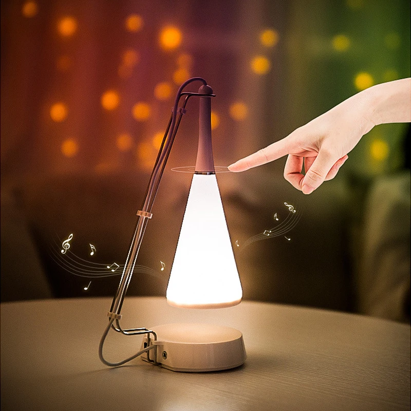 Led новая необычная музыка атмосферный ночник Bluetooth аудио лампа Беспроводная музыкальная лампа USB зарядка Чтение свет подарок