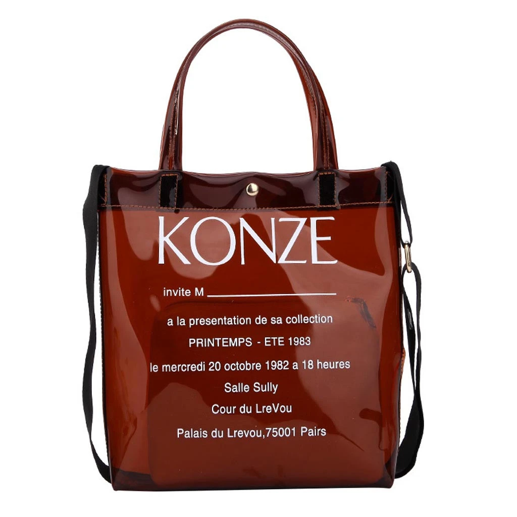 

Summer Bag Woman 2020 New Transparent Jelly Messenger Bag Plastic Shopping Bag Girls Spring And Summer High Quality Bag 0110
