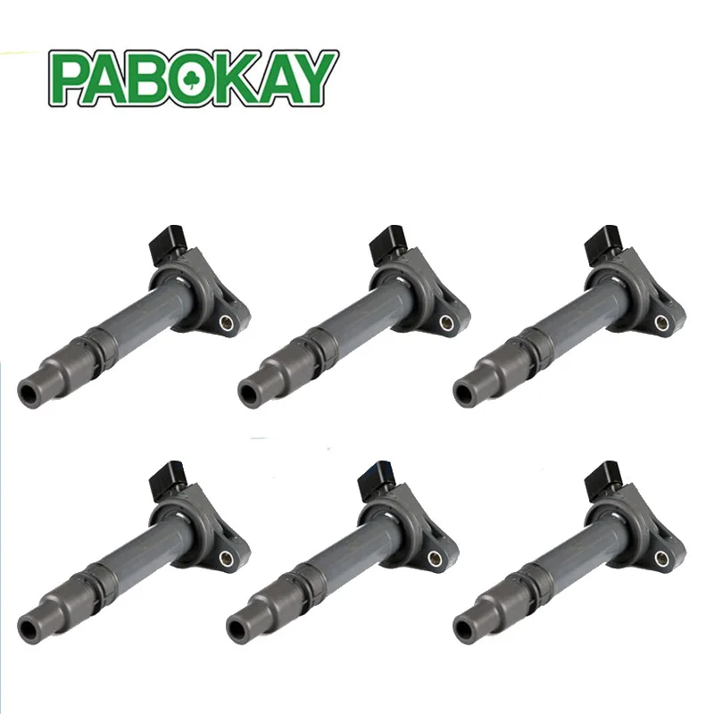 

set of 6 Ignition Coil for Lexus GS300 GS350 Toyota Highlander C1596 UF-507 90919-02250 90919-A2003 90919-T2004