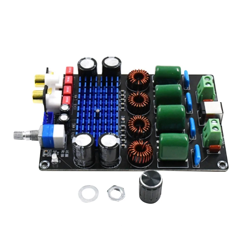 Xh M590 Stereo Digital Audio Power Amplifier Tpa3116d2 Audio Amplifier Board Dual 100w High Power 12 24v Operational Amplifier Chips Aliexpress