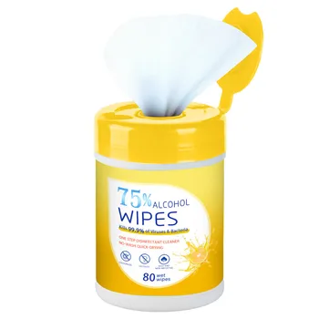 

Disinfection Wipes 80 Sheets Bag Portable 75 Alcohol Wipes 5ML 1/3pcs Disposable All-Purpose Cleaner Portable Skin Cleaning